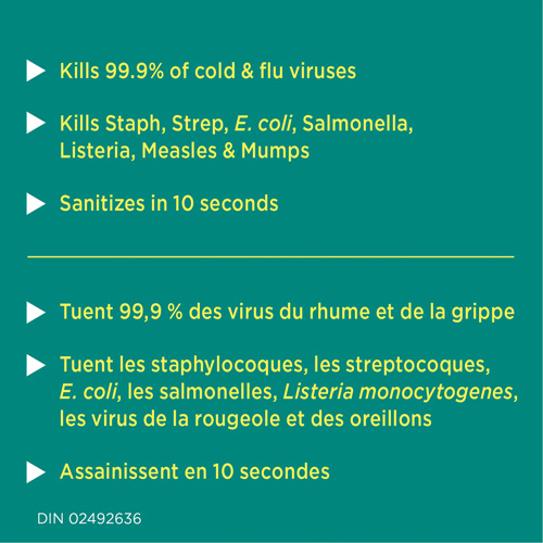 Lingettes d&eacute;sinfectantes, 75 lingettes Duraquip Inc