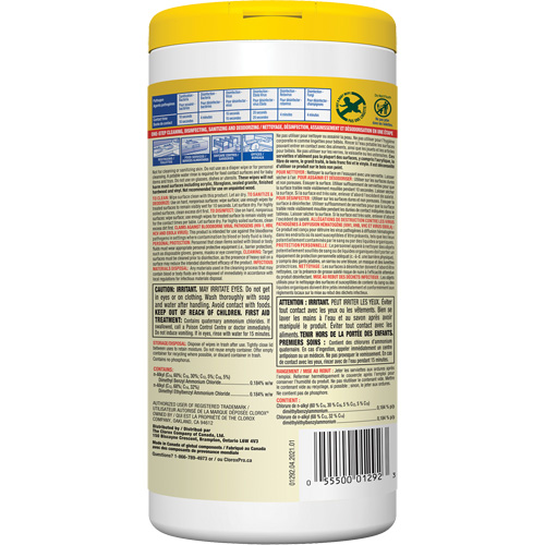 Disinfecting Wipes, 75 Count Duraquip Inc