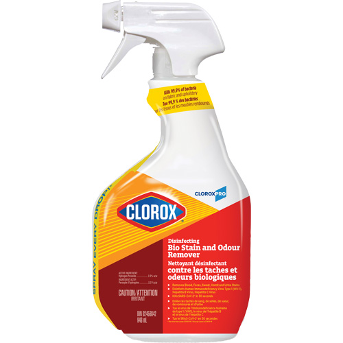 Disinfecting Bio Stain & Odour Remover, 946 ml, Trigger Bottle Duraquip Inc