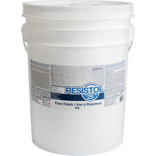 Resistol 25 Floor Finish, 20 L, Pail Duraquip Inc