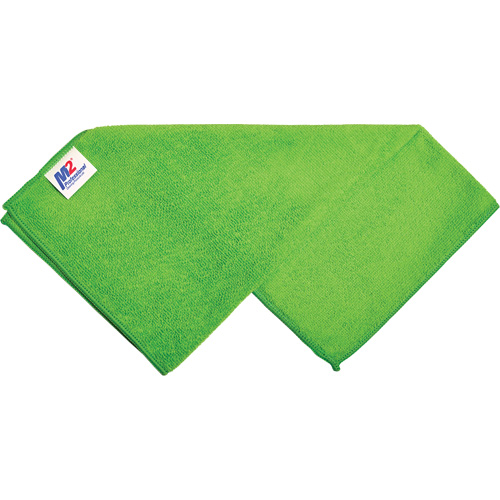 Cleaning Cloth, Microfibre, Green Duraquip Inc