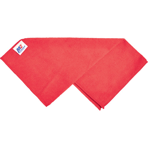 Cleaning Cloth, Microfibre, Red Duraquip Inc