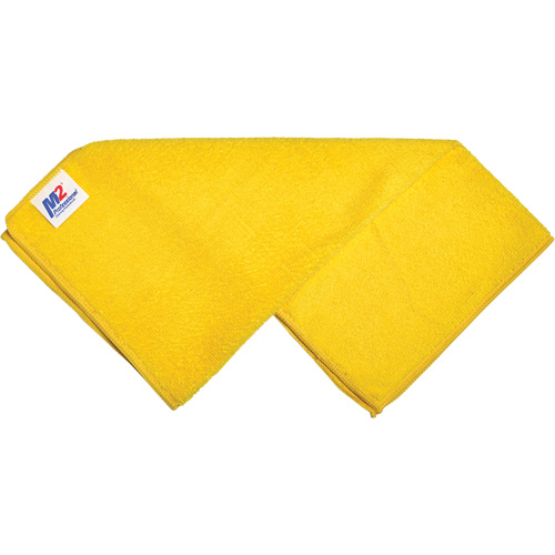 Chiffon de nettoyage, Microfibre, Jaune Duraquip Inc