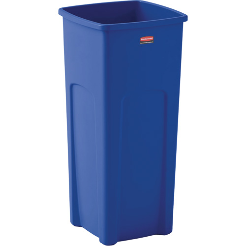 Untouchable&reg; Square Recycling Container, Bulk, Plastic, 23 US gal. Duraquip Inc