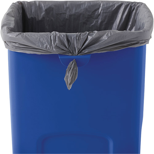 Untouchable&reg; Square Recycling Container, Bulk, Plastic, 23 US gal. Duraquip Inc