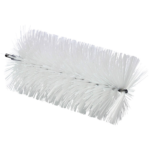 Brosse de 3,5" pour manche &agrave; tige flexible, Soies Moyen, Longueur de 7-7/10", Blanc Duraquip Inc
