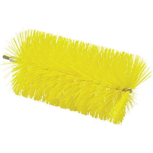 3.5" Brush for Flex Rod, Medium Bristles, 7-7/10" Long, Yellow Duraquip Inc