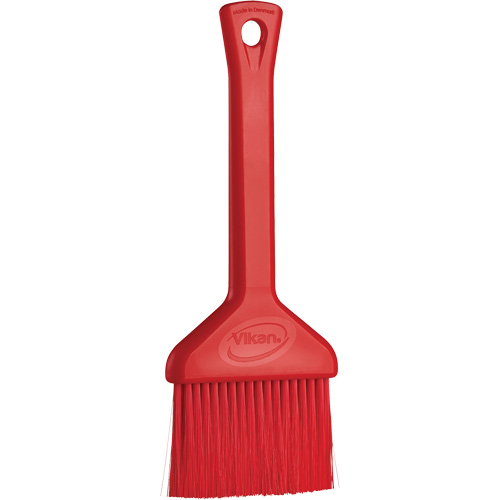3" Pastry Brush, Soft Bristles, 7-3/4" Long, Red Duraquip Inc
