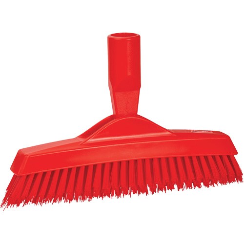 Grout Brush, Stiff Bristles, 9-1/4" Long, Red Duraquip Inc