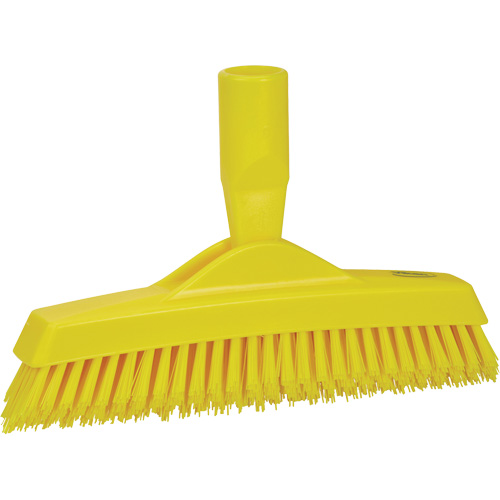 Grout Brush, Stiff Bristles, 9-1/4" Long, Yellow Duraquip Inc