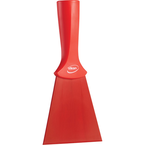 Nylon Scraper with Threaded Handle, Red, 4" W x 8" L Duraquip Inc