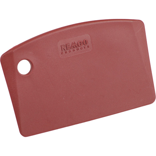 Metal Detectable Mini Bench Scraper, Red, 5-1/4" W x 3-2/5" L Duraquip Inc