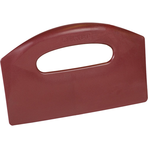 Grattoir de paillasse perceptible par d&eacute;tecteur de m&eacute;tal, Rouge, 8-1/2" la x 5-1/4" lo Duraquip Inc
