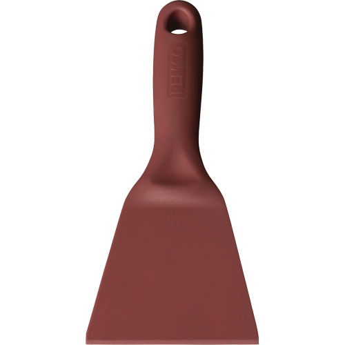 Grattoir perceptible par d&eacute;tecteur de m&eacute;tal, Rouge, 3" la x 8" lo Duraquip Inc