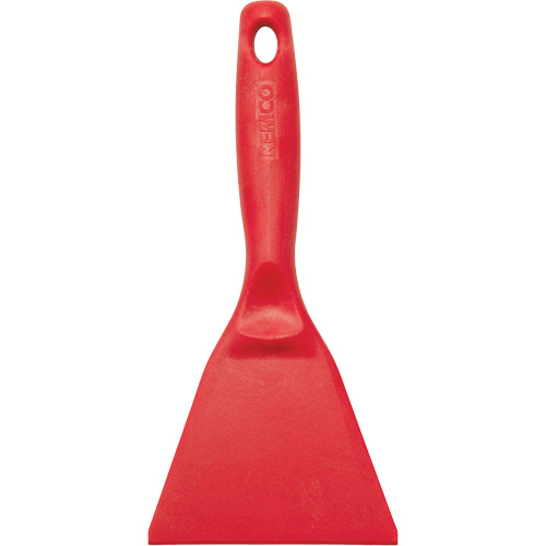 High Temperature Large Hand Scraper, Red, 4-1/4" W x 9-3/8" L Duraquip Inc