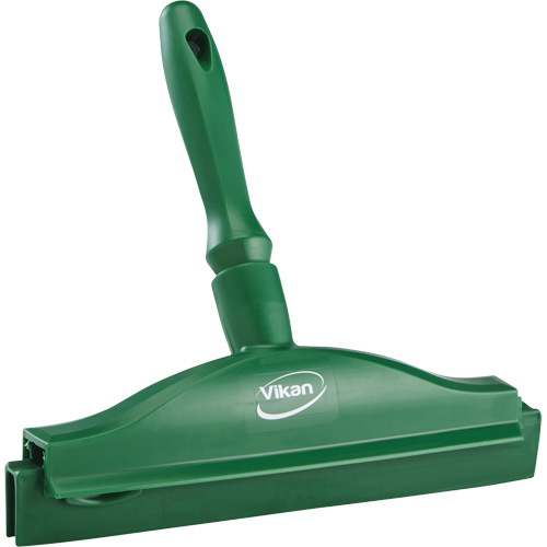 Double Blade Ultra Hygiene Squeegee, 10", Green Duraquip Inc