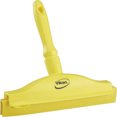 Raclette &agrave; lame double ultra hygi&eacute;nique, 10", Jaune Duraquip Inc