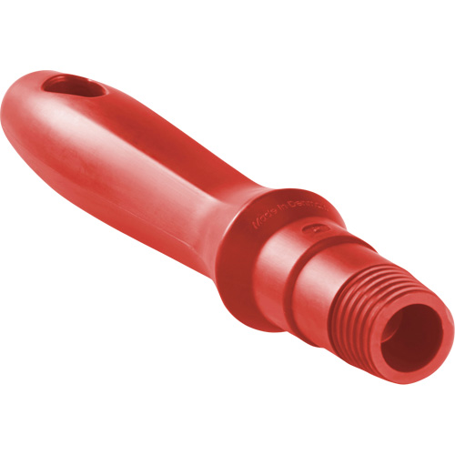 Mini manche, Brosse/Support &agrave; tampon/Grattoir/Raclette, Rouge, Standard, 6-1/4" lo Duraquip Inc