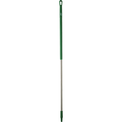 Handle, Broom/Brush/Pad Holder/Scraper/Squeegee, Green, Ergonomic, 59" L Duraquip Inc