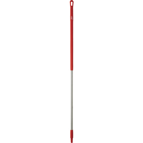Handle, Broom/Brush/Pad Holder/Scraper/Squeegee, Red, Ergonomic, 59" L Duraquip Inc
