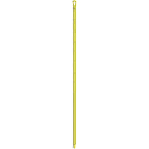 Ultra Hygiene Handle, Broom/Brush/Pad Holder/Scraper/Squeegee, Yellow, Ergonomic, 67" L Duraquip Inc