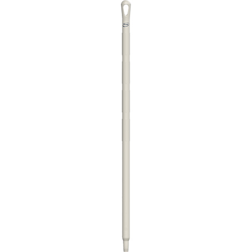 Ultra Hygiene Handle, Broom/Brush/Pad Holder/Scraper/Squeegee, White, Standard, 40" L Duraquip Inc
