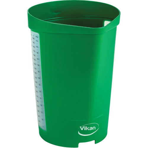 Cruche gradu&eacute;e, Plastique, Vert, 65 oz Duraquip Inc