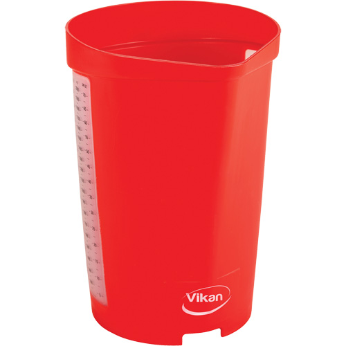 Cruche gradu&eacute;e, Plastique, Rouge, 65 oz Duraquip Inc