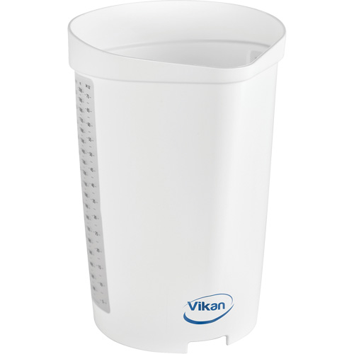 Cruche gradu&eacute;e, Plastique, Blanc, 65 oz Duraquip Inc
