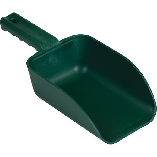 Metal Detectable Hand Scoop, Plastic, Green, 32 oz. Duraquip Inc
