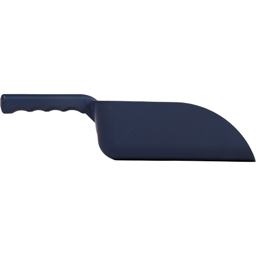 Metal Detectable Hand Scoop, Plastic, Blue, 32 oz. Duraquip Inc