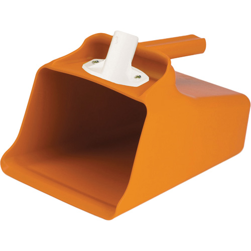 Mega Dipper Scoop, Plastic, Orange, 128 oz. Duraquip Inc