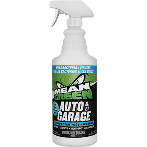 Mean Green&reg; Auto & Garage Disinfectant, 1.18 L, Trigger Bottle Duraquip Inc