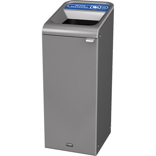 Configure Mixed Recycling Waste Container, Bulk/Curbside/Deskside, Steel, 15 US gal. Duraquip Inc