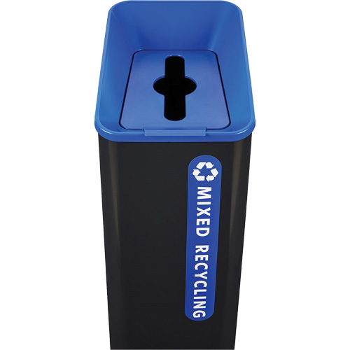 Sustain Mixed Recycling Container, Bulk, Plastic, 15 US gal. Duraquip Inc