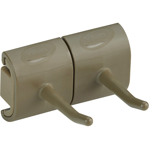 Double Hook Module for Hygienic Wall Bracket Duraquip Inc