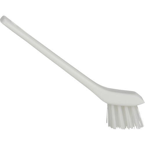 Brush with Scraping Edge, Stiff Bristles, 6" Long, White Duraquip Inc