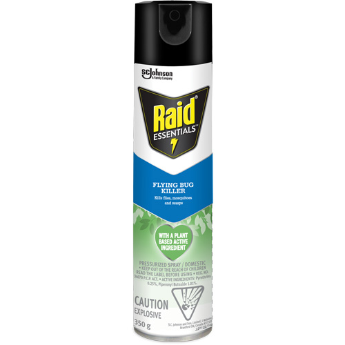 Insecticide pour insectes volants Essentials Raid, 350 g, Canette a&eacute;rosol Duraquip Inc