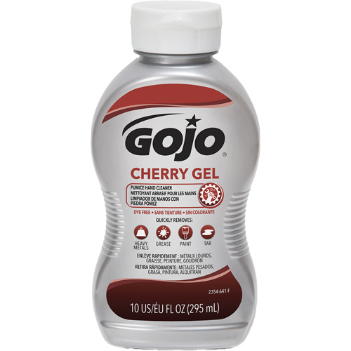 Hand Cleaner, Gel/Pumice, 295.74 ml, Bottle, Cherry Duraquip Inc