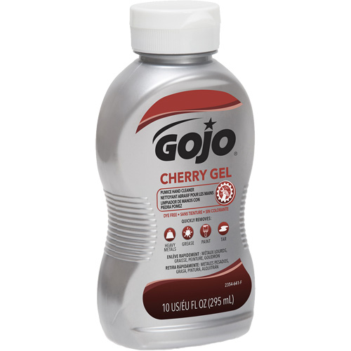 Hand Cleaner, Gel/Pumice, 295.74 ml, Bottle, Cherry Duraquip Inc