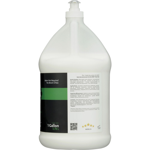 Savon pour les mains sans eau Power Clean, Liquide, 3,78 L, Sans parfum Duraquip Inc