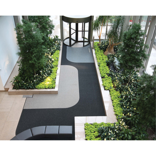 Tapis dentr&eacute;e Supreme Knob, Essuie-pieds/grattoir, 13-5/12' x 75-1/2' x 7/16", Charbon Duraquip Inc