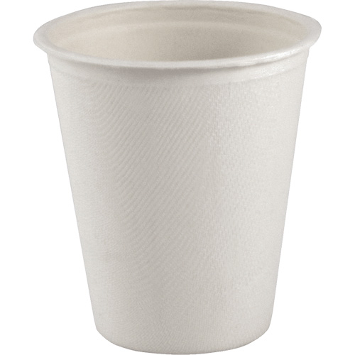 Single Wall Compostable Hot Drink Cup, Paper, 8 oz., White Duraquip Inc