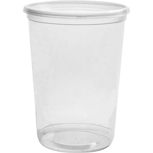 Contenant &agrave; charcuterie transparent sans couvercle Magik 32 oz, Plastique, Ronde Duraquip Inc