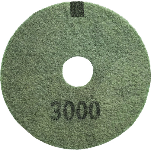 Tampon pour planchers, grain 3000, 14", &agrave; r&eacute;curer/D&eacute;capant, Noir Duraquip Inc