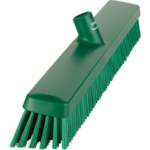 Balai-brosse robuste, Crins Fin/Ferme, 24", Vert Duraquip Inc