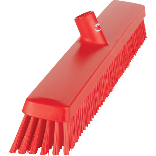 Balai-brosse robuste, Crins Fin/Ferme, 24", Rouge Duraquip Inc