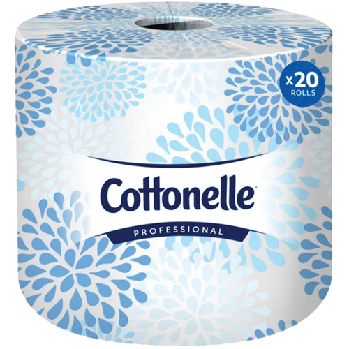 Papier hygi&eacute;nique professionnel Cottonelle, 2 Pli, 451 Feuilles/Rouleu, Blanc Duraquip Inc