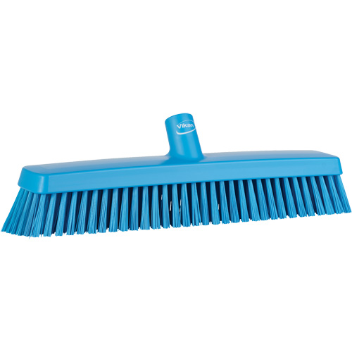 T&ecirc;te de balai-brosse, Crins Fin/Ferme, 16-1/2", Polyester/Polypropyl&egrave;ne, Bleu Duraquip Inc