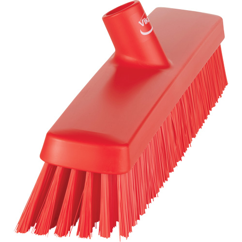 T&ecirc;te de balai-brosse, Crins Fin/Ferme, 16-1/2", Polyester/Polypropyl&egrave;ne, Rouge Duraquip Inc